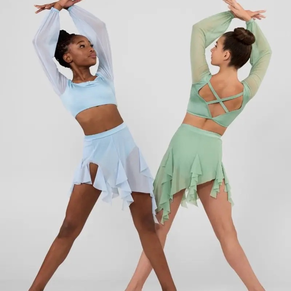 Weissmans “Honest” Light Green Lyrical Dance Costume